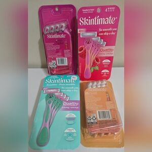 All 4 For $20!!! Skintimate Razors Set 4ct Each